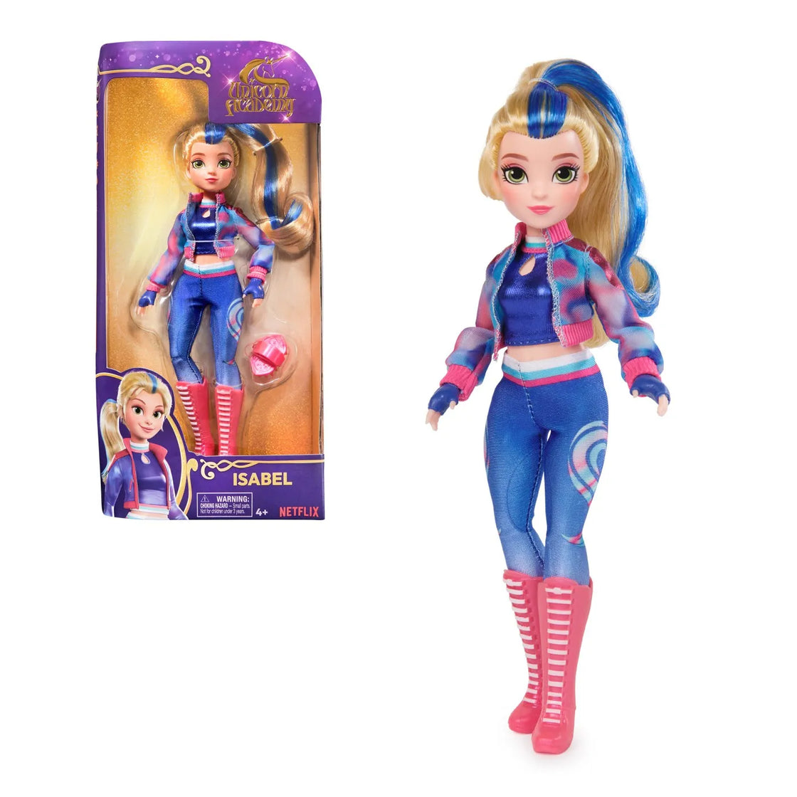 Unicorn academy papusa isabel 24cm