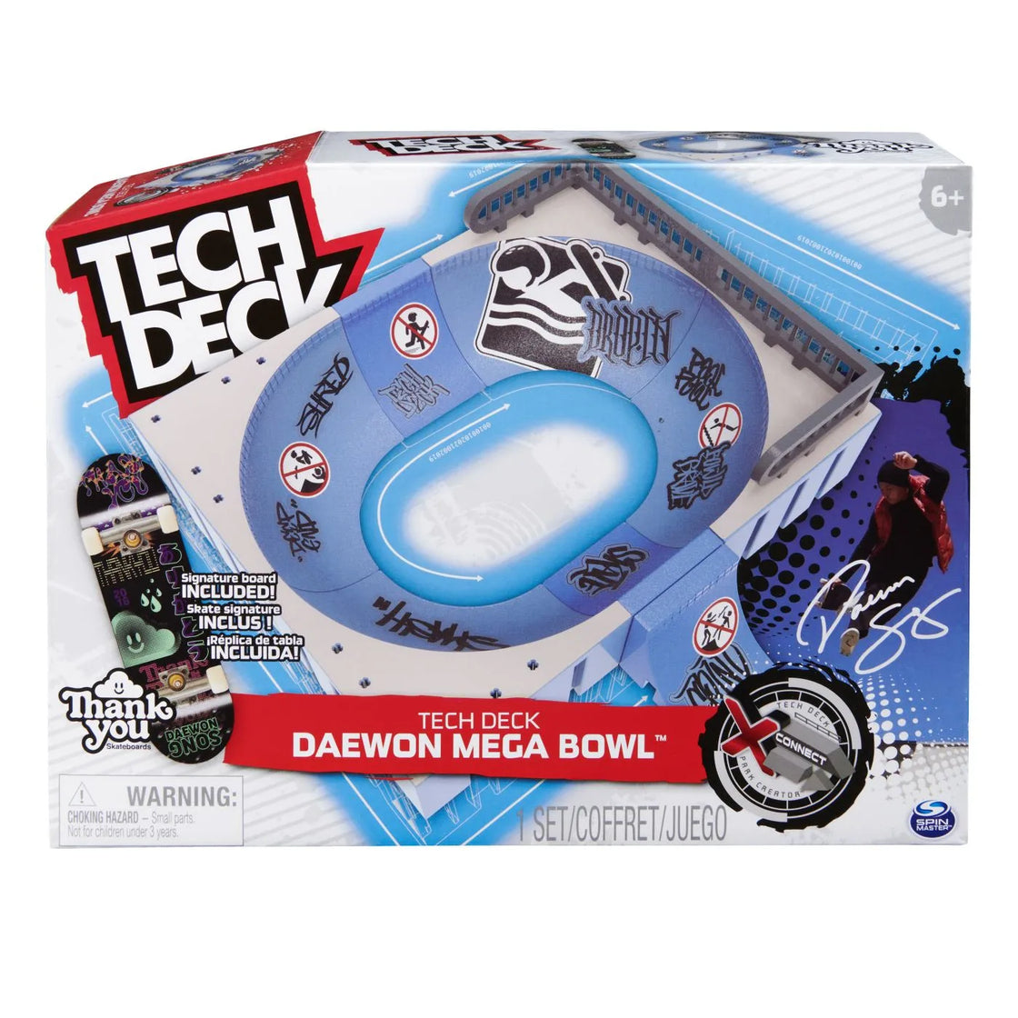 Tech deck set de rampe daewon mega bowl