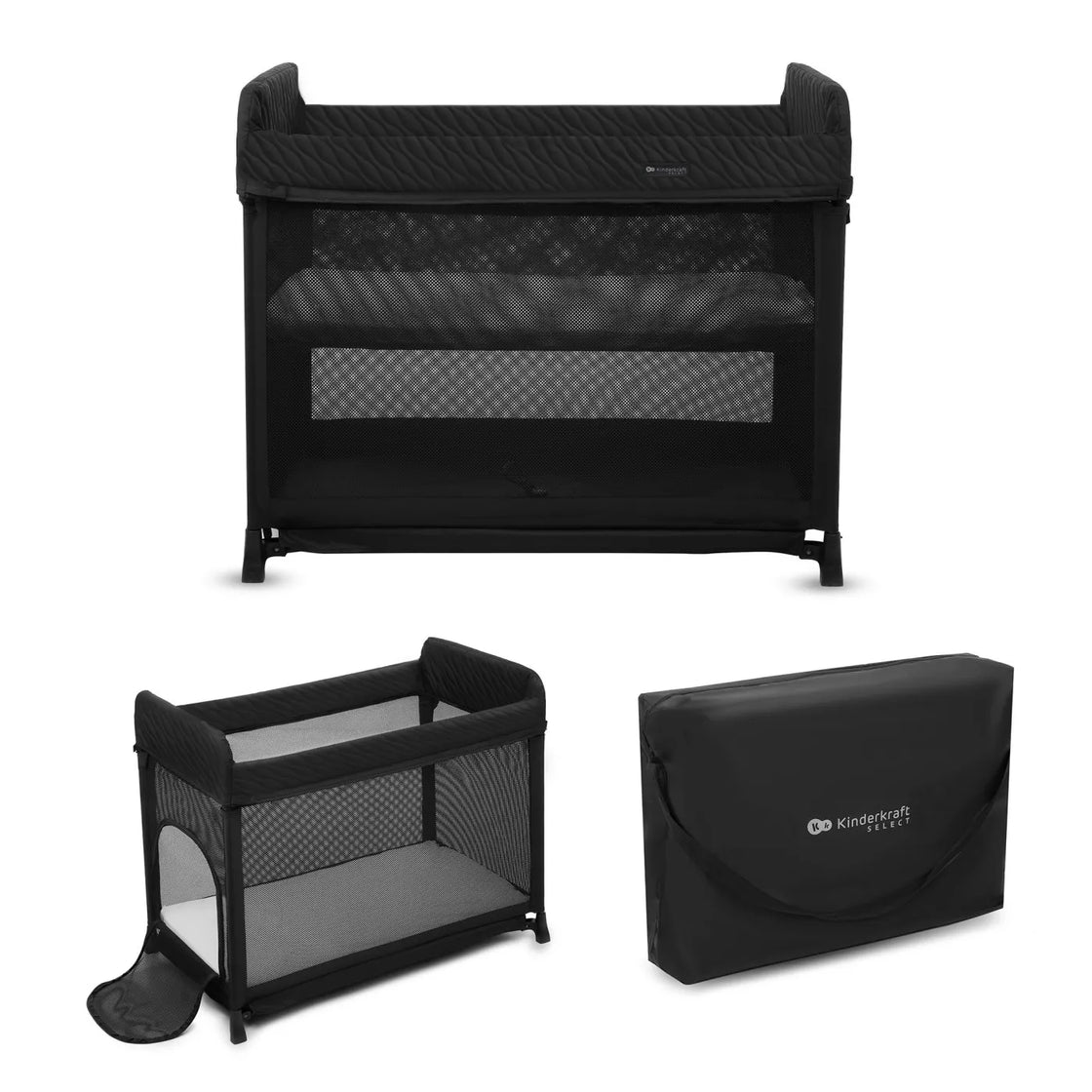 Patut de calatorie kinderkraft moon dream, black
