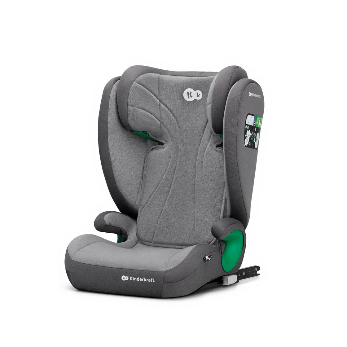 Scaun auto kinderkraft junior fix2 i-size, 100-150 cm, rocket grey
