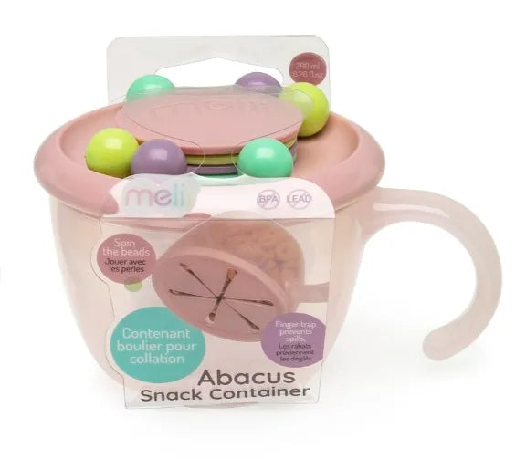 Recipient snack abacus, melii, pink
