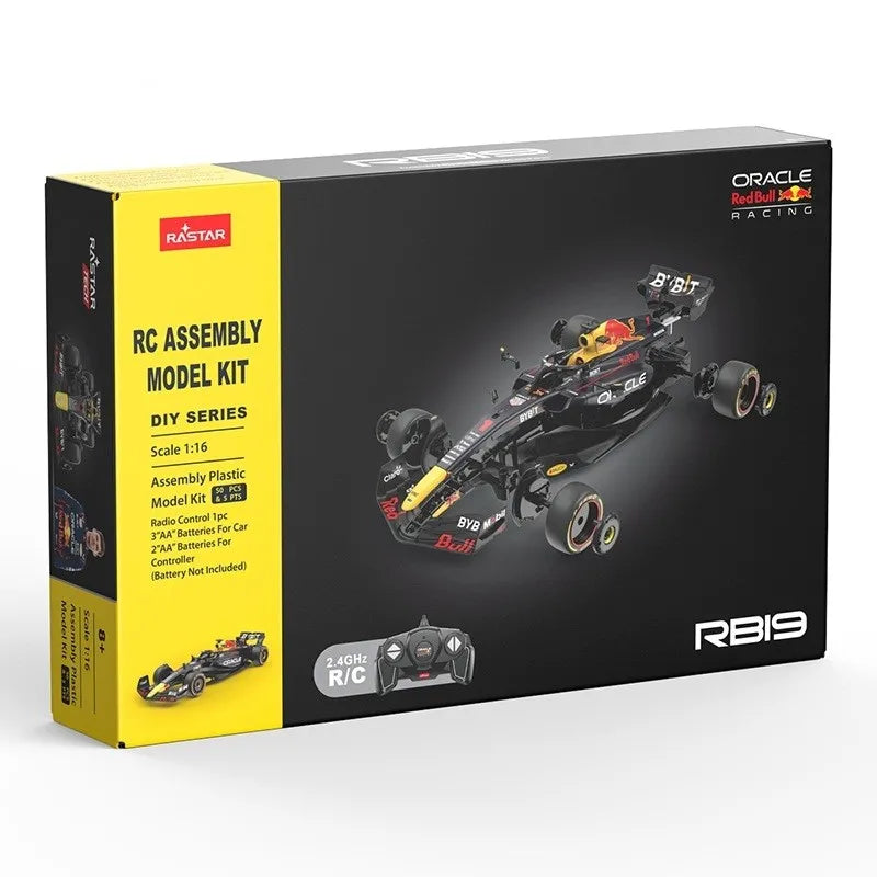 Masinuta construibila cu telecomanda red bull f1 rb19 scara 1 la 16