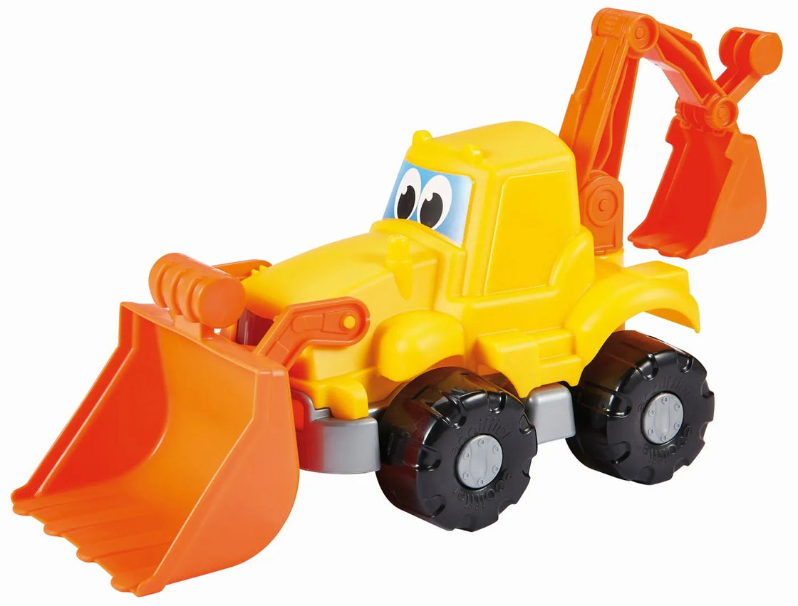 Ecoiffier jucarie 2in1 excavator si buldozer