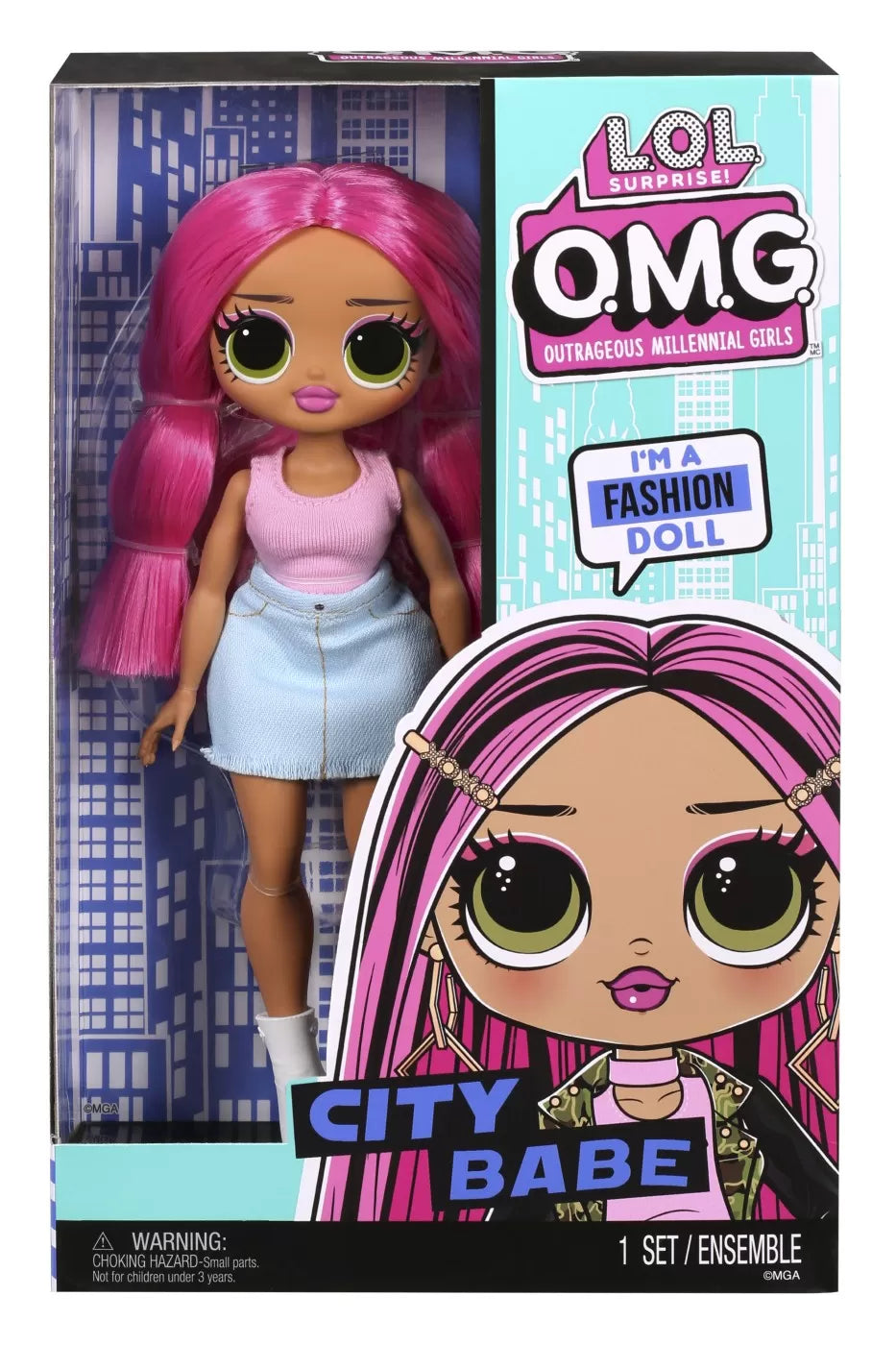 L.o.l surprise! o.m.g. papusa city babe
