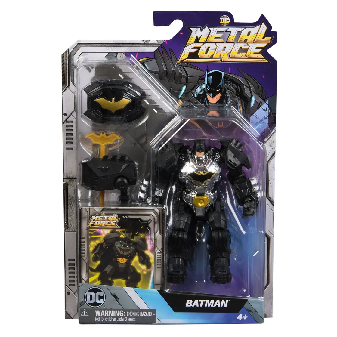 Batman dc eroii metal force figurina batman 10cm