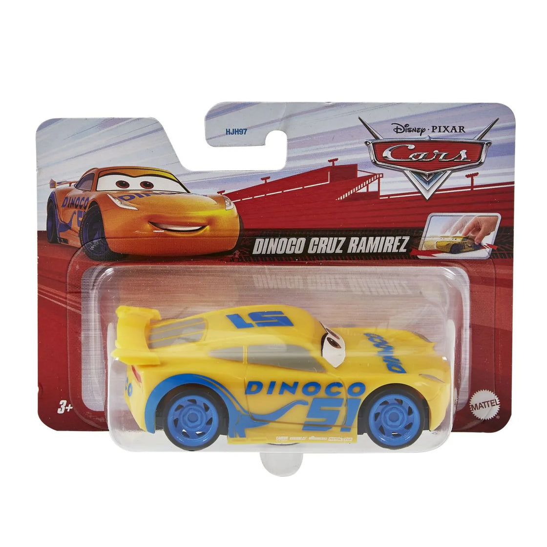 Cars masinuta cu sistem pullback dinoco cruz ramirez scara 1:43