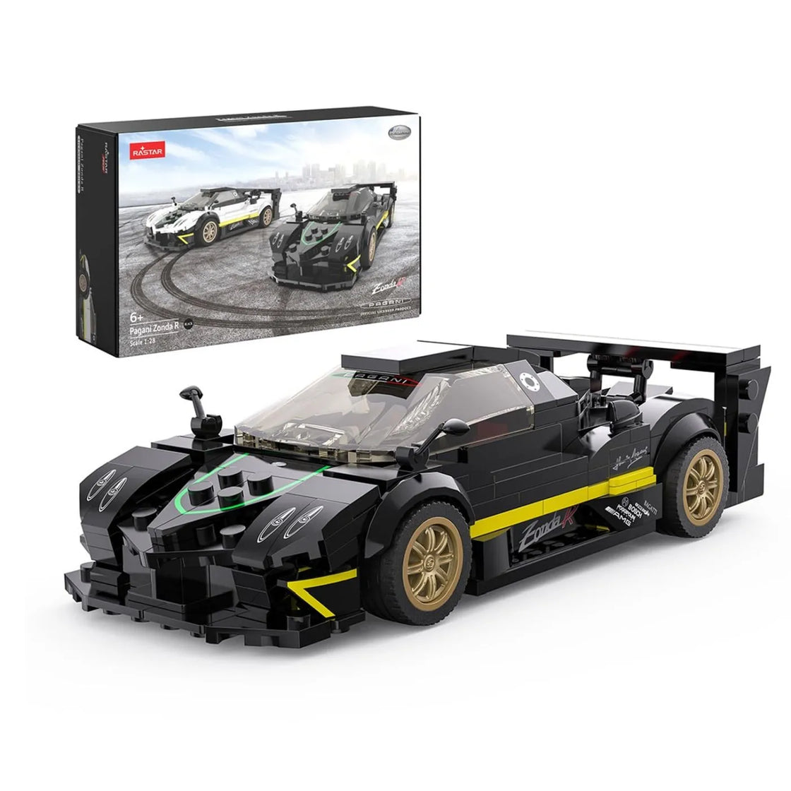 Masinuta construibila pagani zonda r scara 1 la 28