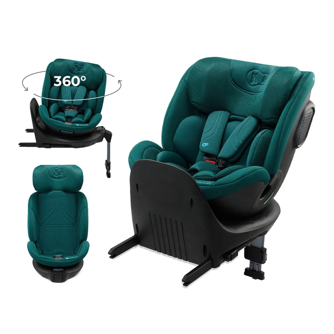 Scaun auto kinderkraft xrider 2 i-size 40-150 cm green