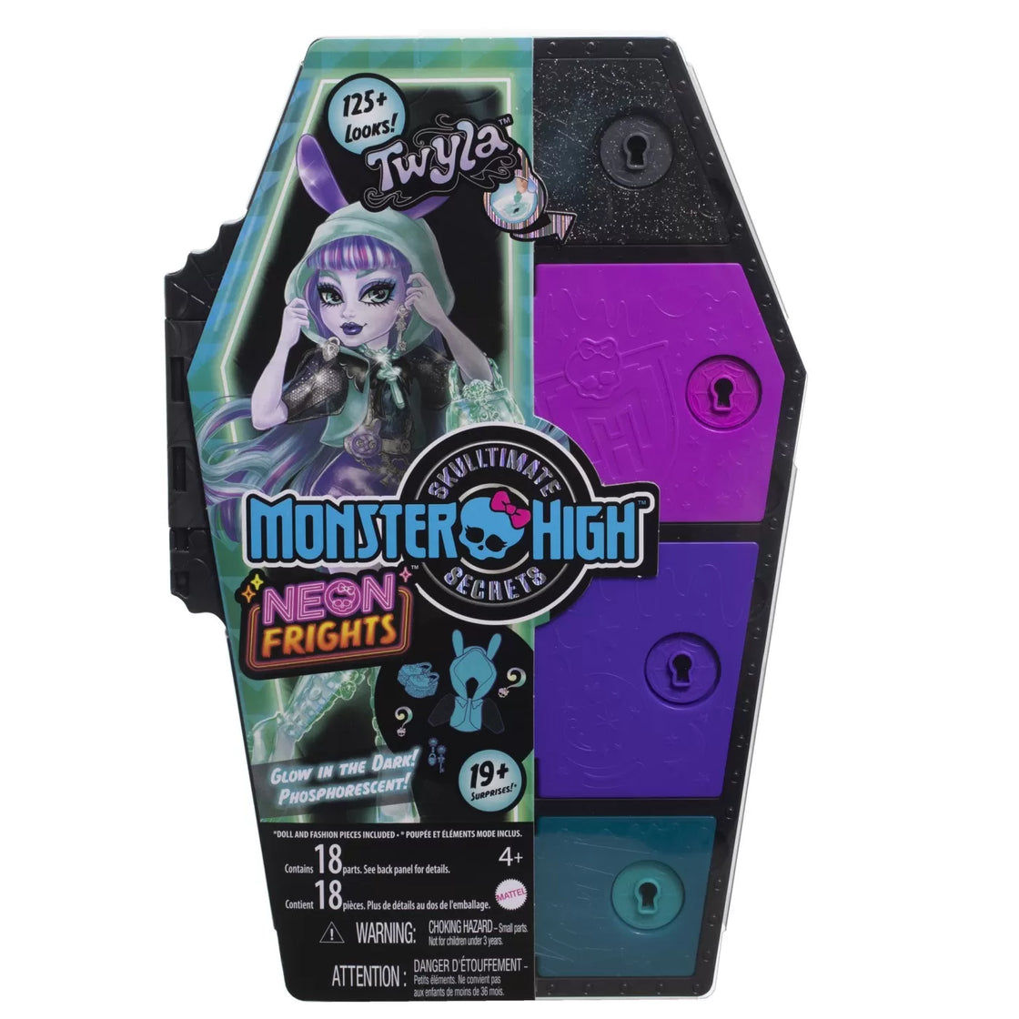 Monster high neon frights papusa twyla
