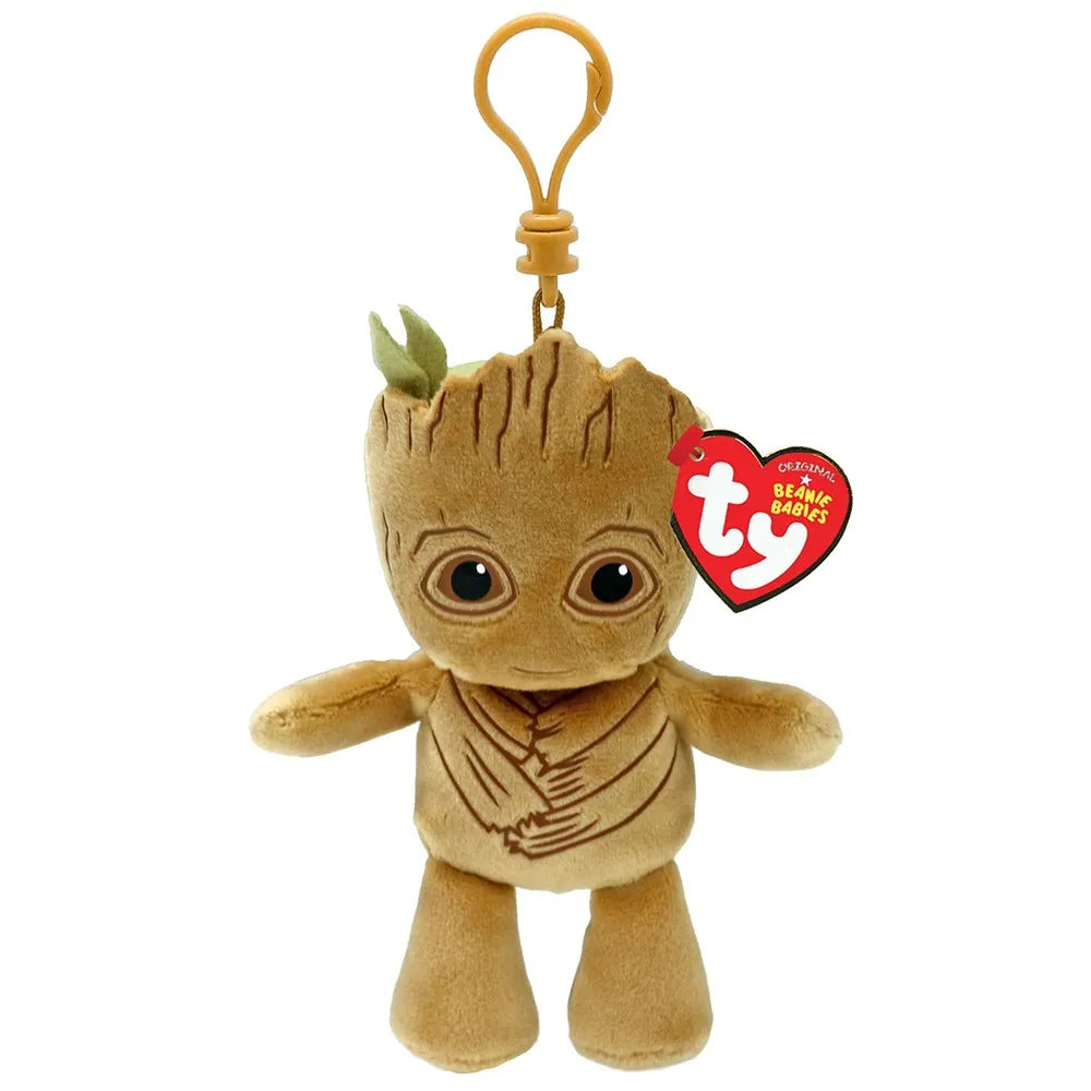 Plus breloc ty 8.5cm beanie babies marvel groot