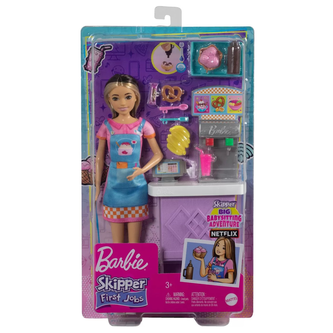 Barbie papusa skipper first jobs snack bar