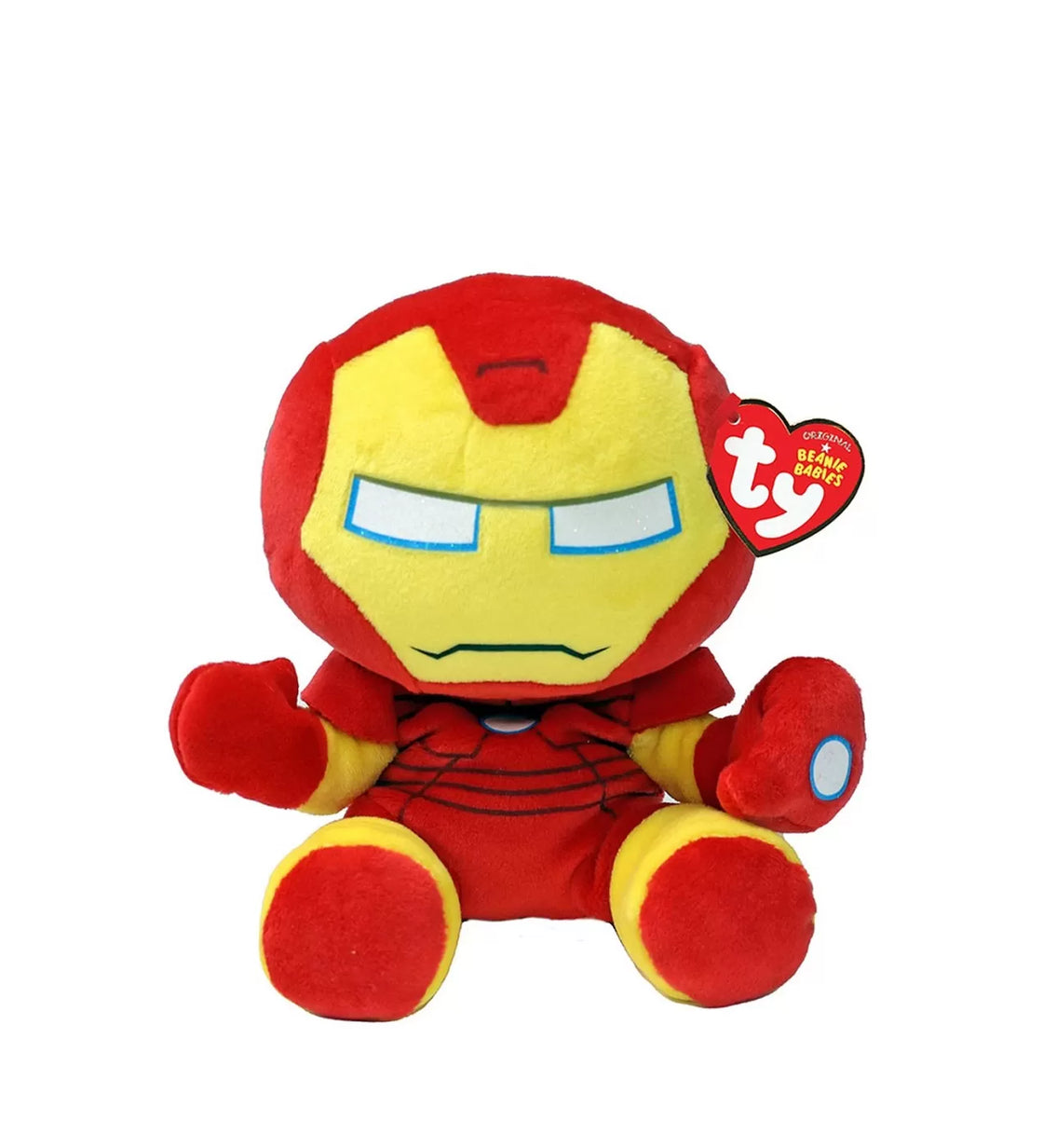 Plus ty 15cm beanie babies soft marvel iron man
