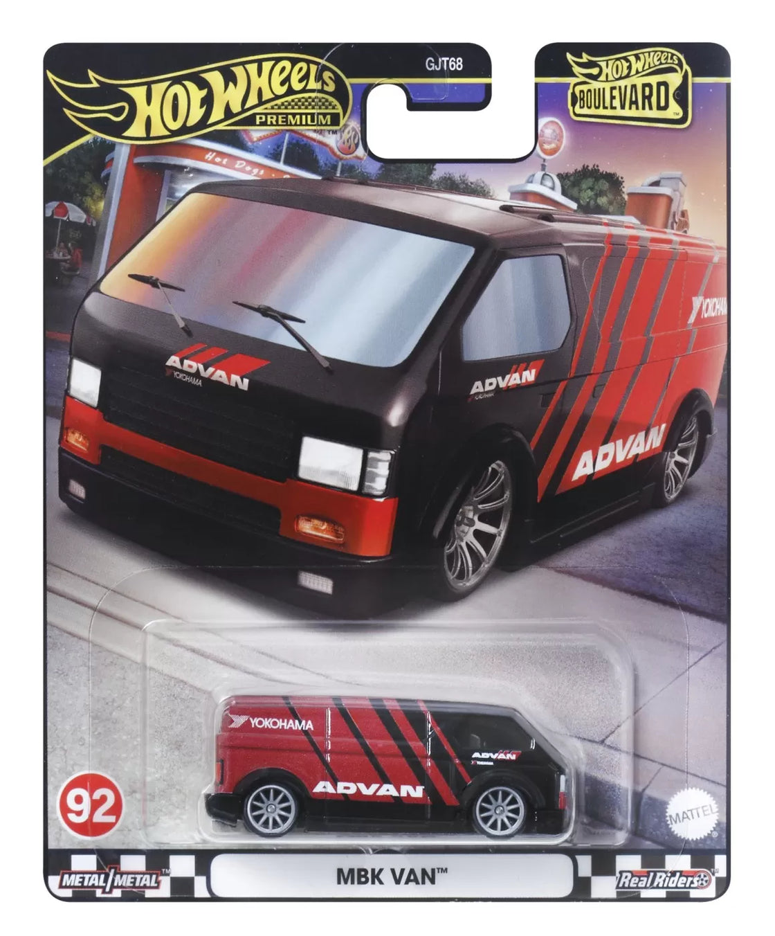 Hot wheels premium boulevard masinuta metalica mbk van scara 1:64