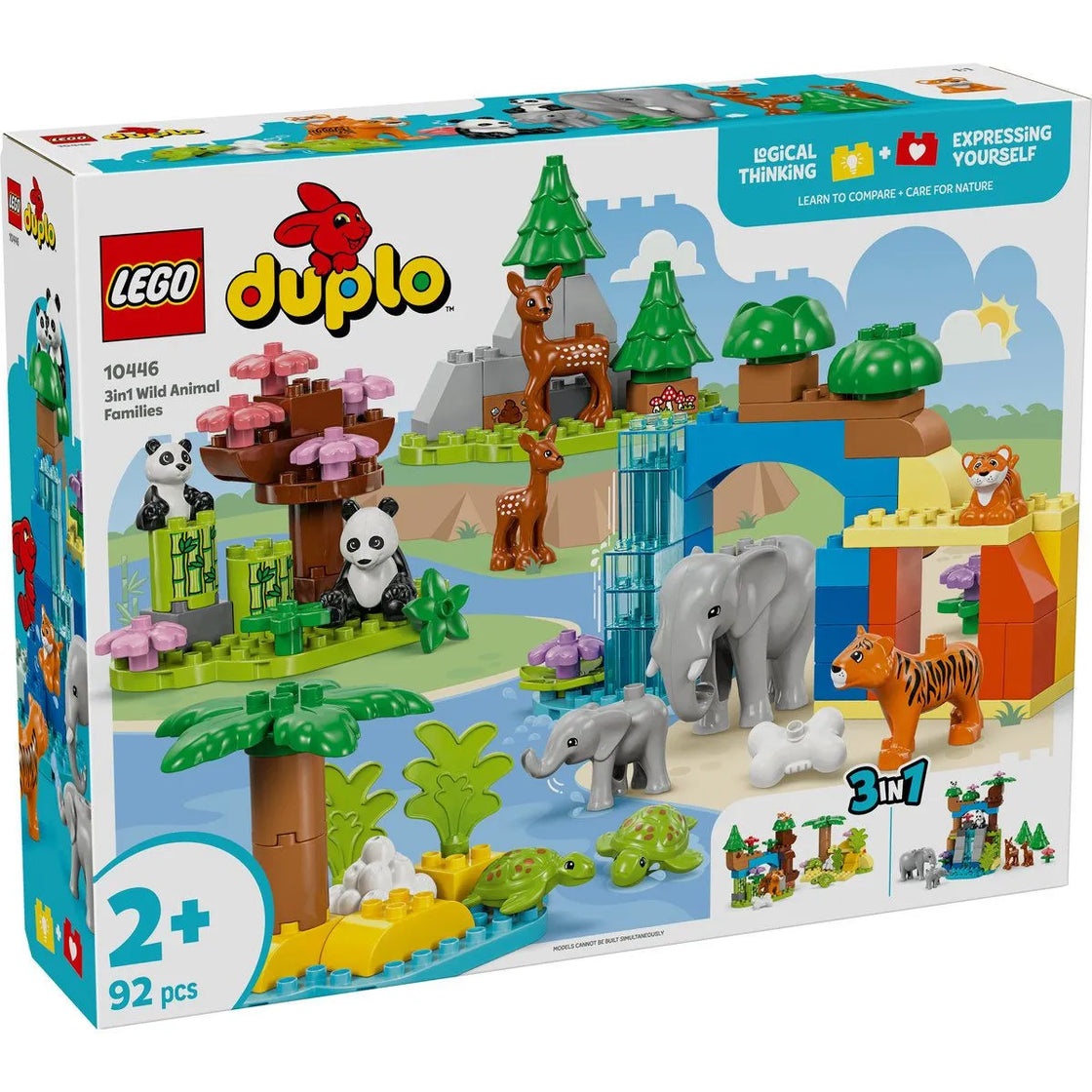 Lego duplo familii de animale salbatice 3 în 1 10446