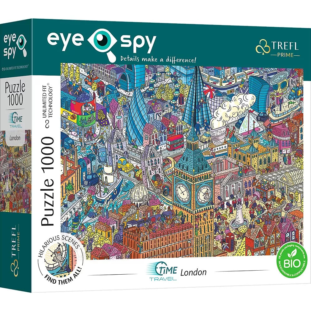 Puzzle trefl 1000 uft eye spy travel londra