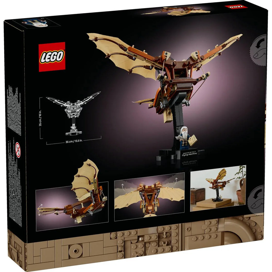 Lego icons masina zburatoare a lui leonardo da vinci 10363