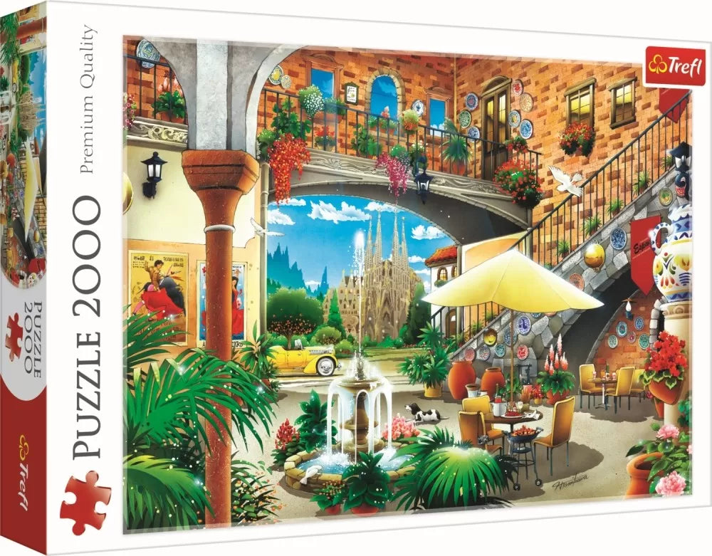 Puzzle trefl 2000 vedere din barcelona