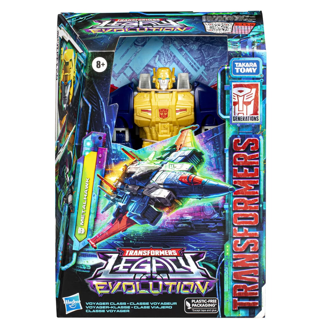 Transformers legacy evolution figurina metalhawk 17cm
