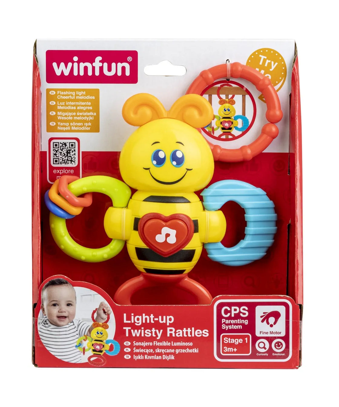 Winfun zornaitoare albinuta cu sunete si lumini