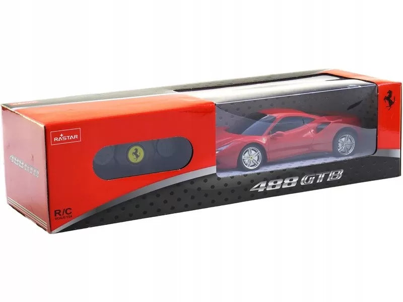 Masina cu telecomanda ferrari 488 gtb rosu scara 1 la 24
