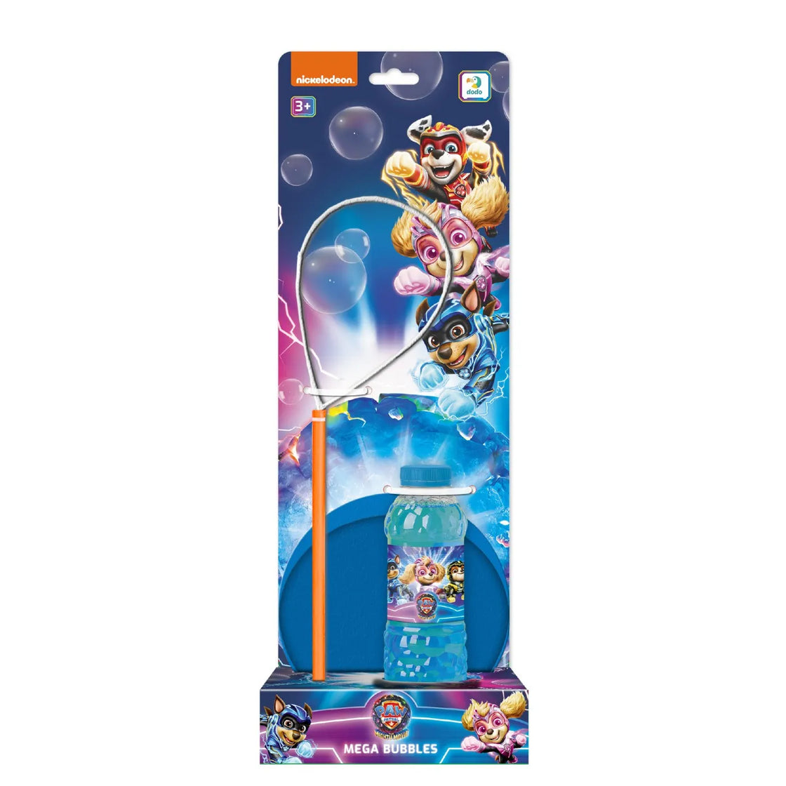 Patrula catelusilor mighty heroes baloane de sapun mega bubbles 450ml