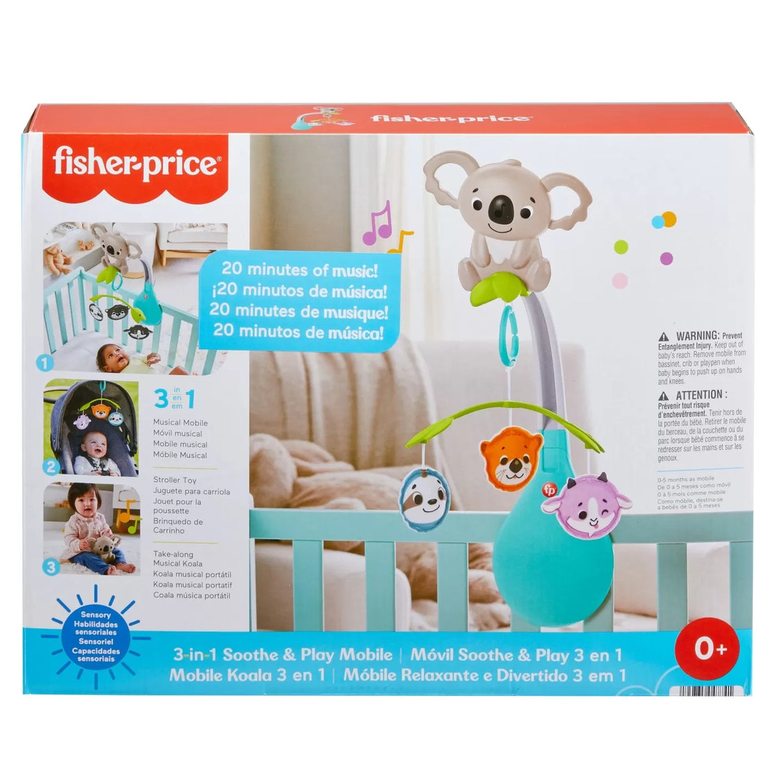 Fisher price carusel muzical 3 in 1