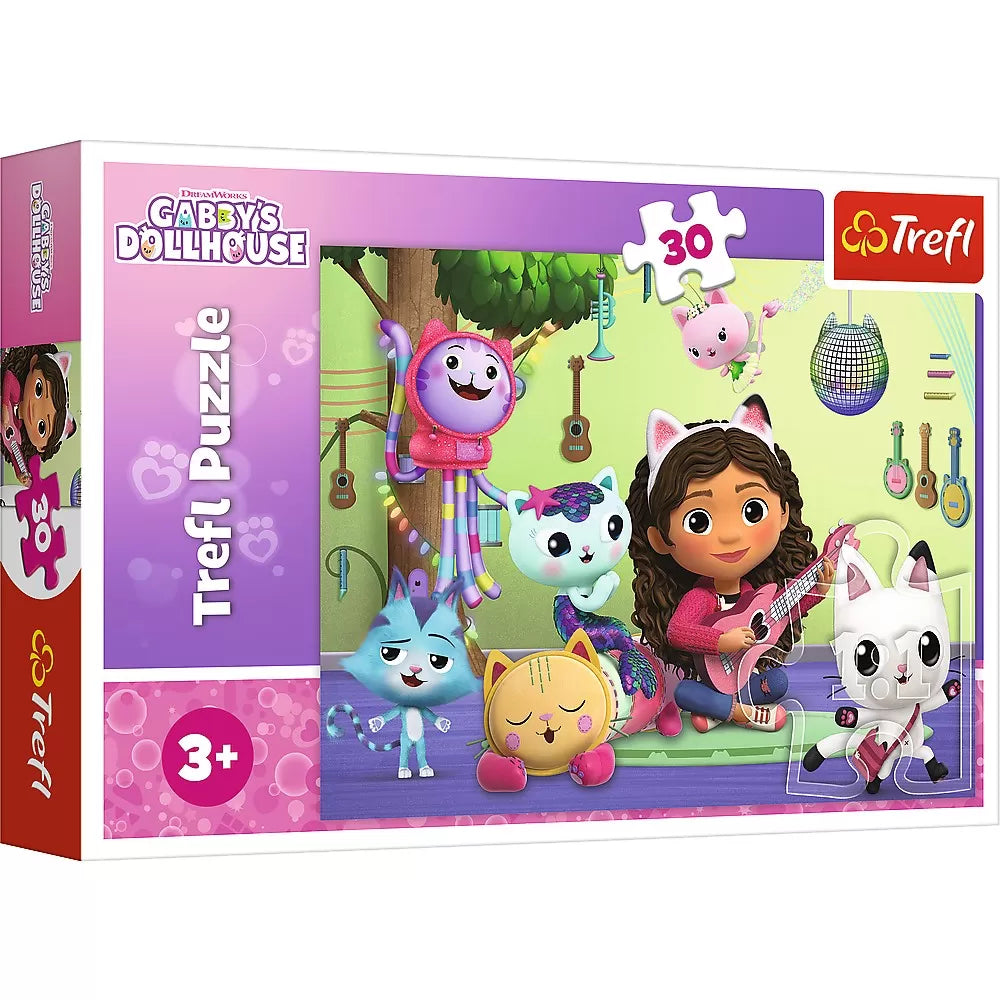 Puzzle trefl 30 gabbys dollhouse casa lui gabby