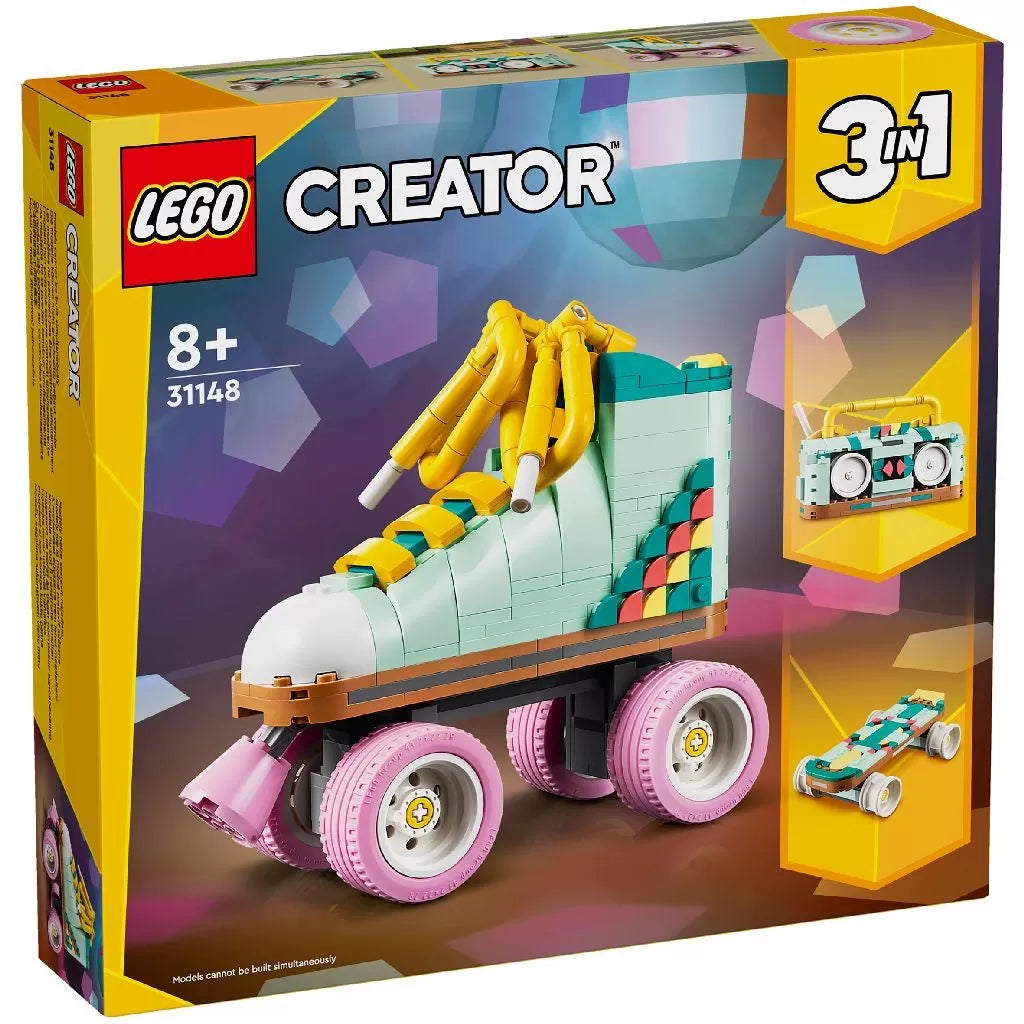 Lego creator 3in1 patina cu rotile retro 31148
