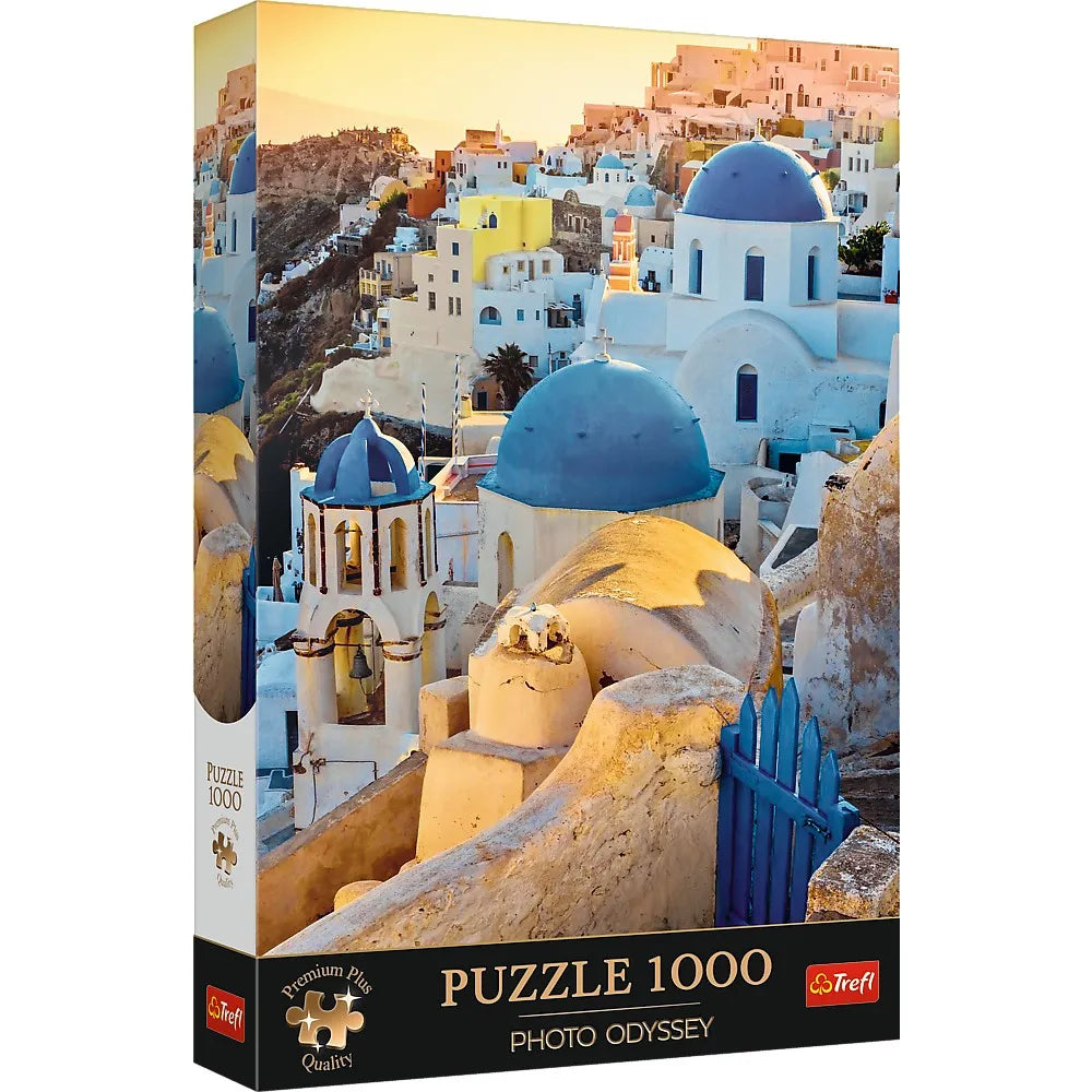 Puzzle trefl 1000 premium plus photo odyssey santorini