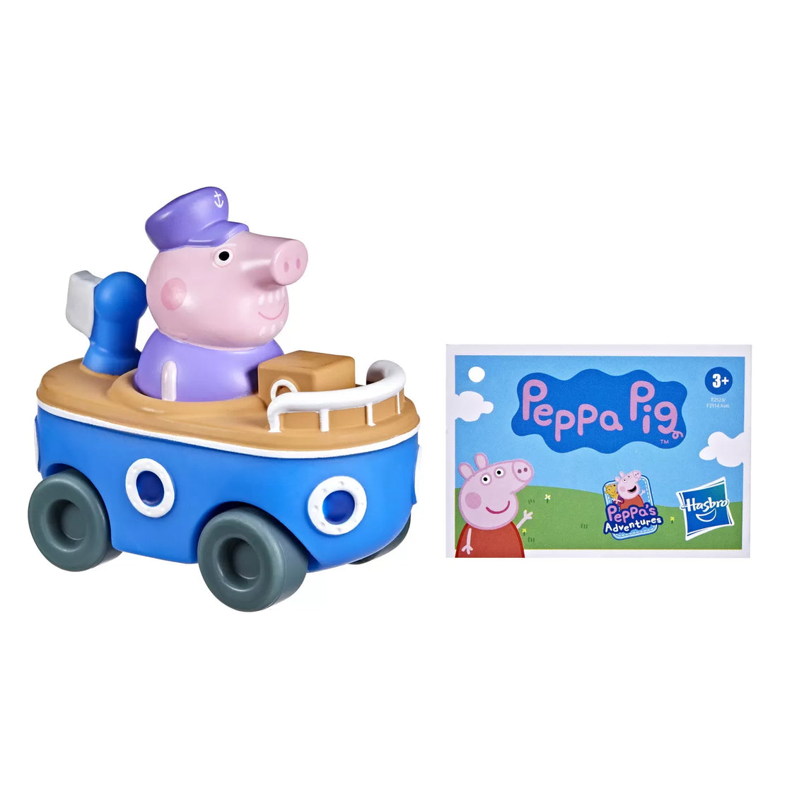 Peppa pig masinuta buggy si figurina bunicul pig