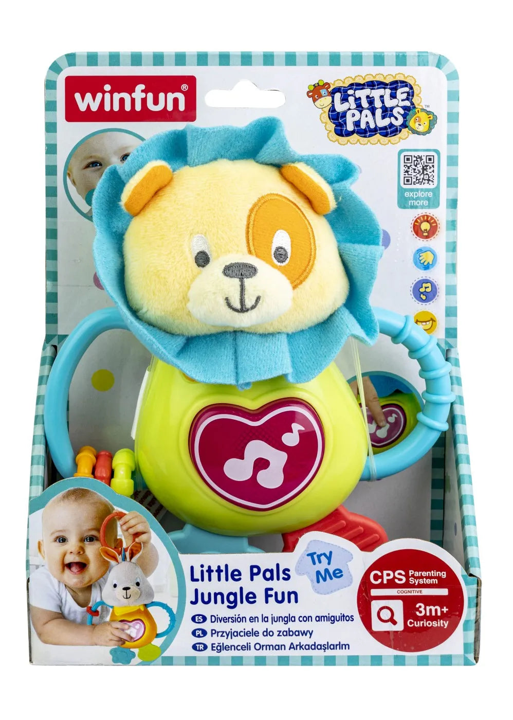 Winfun zornaitoare leu cu sunete si lumini