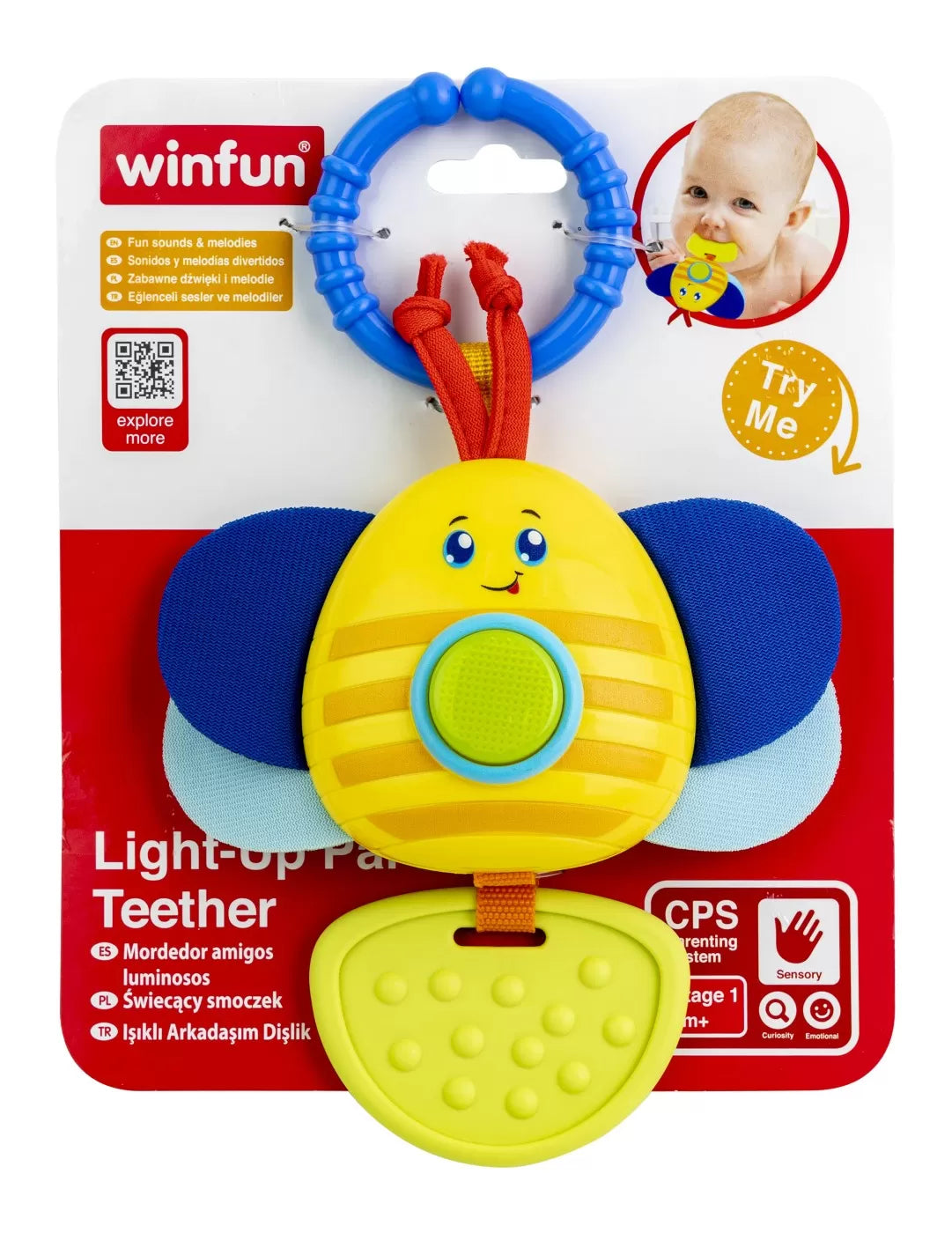 Winfun jucarie dentitie albinuta