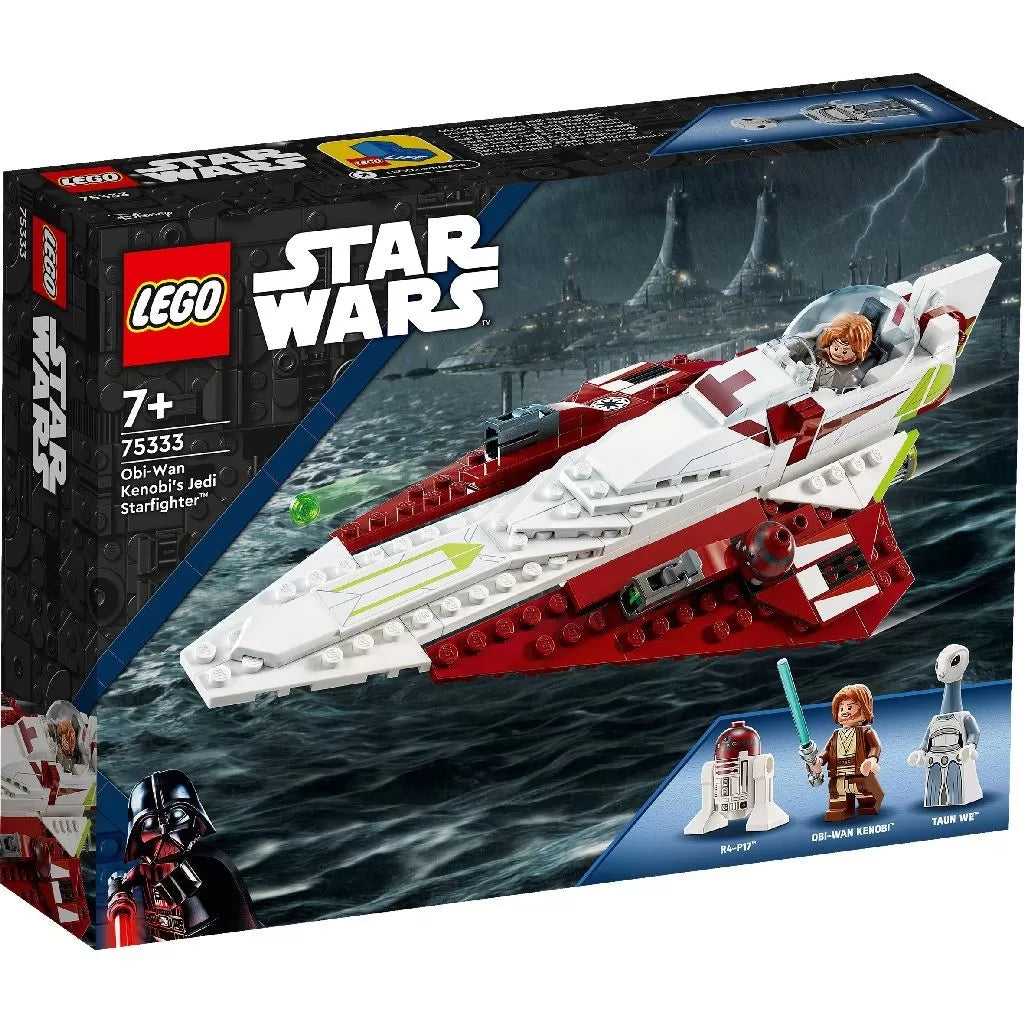 Lego star wars jedi starfighterul lui obi-wan kenobi 75333