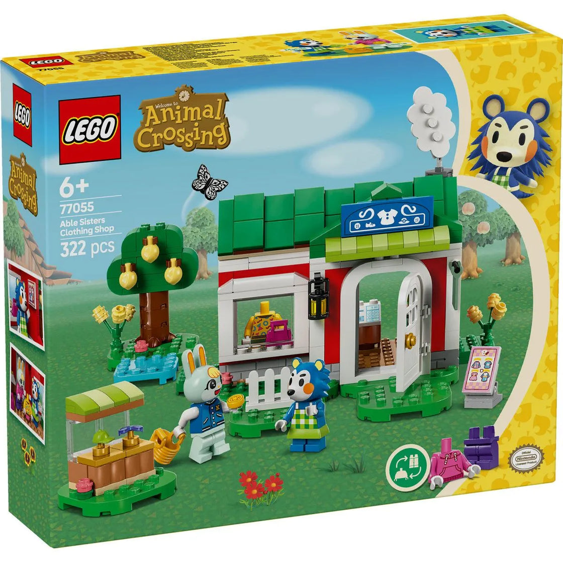 Lego animal crossing magazinul de haine detinut de able sisters 77055