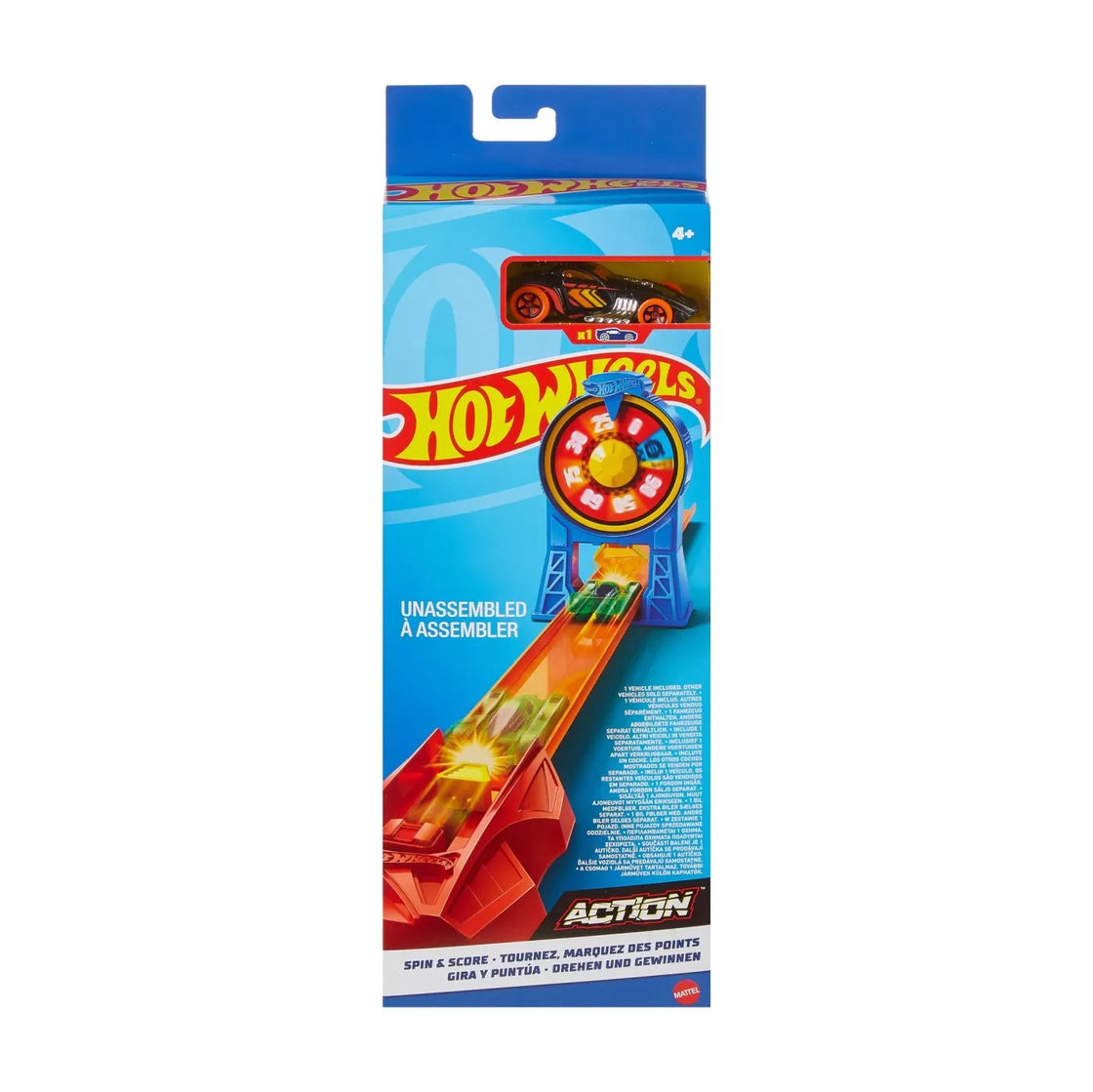 Hot wheels action classic stunt invarte si inscrie