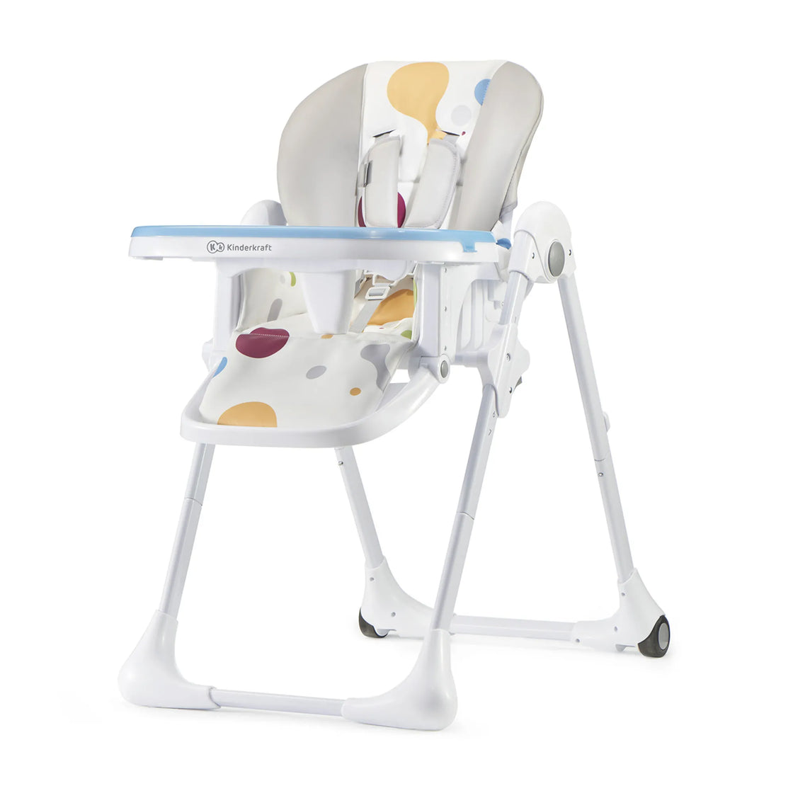 Scaun de masa kinderkraft yummy pliabil, multicolor