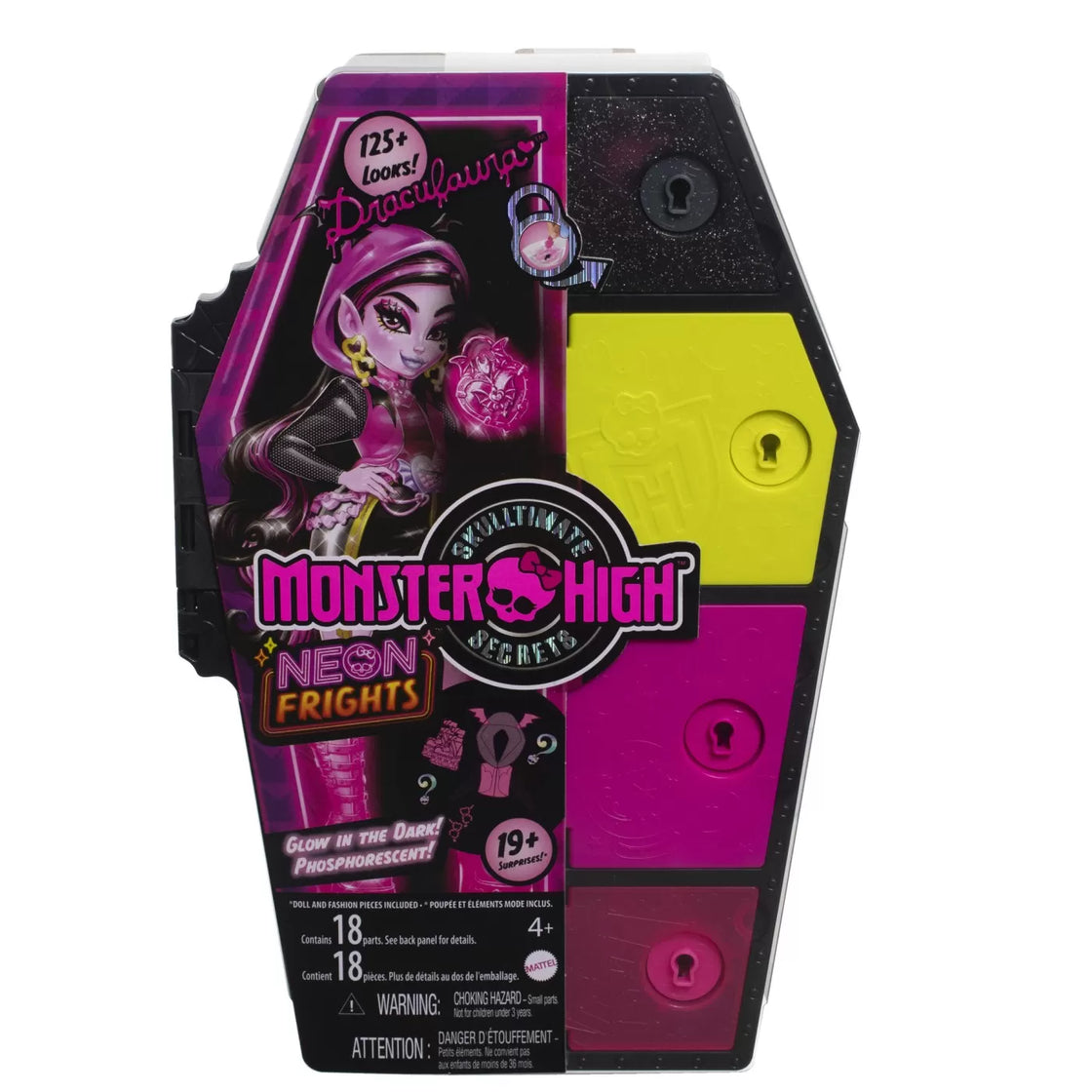 Monster high neon frights papusa draculaura