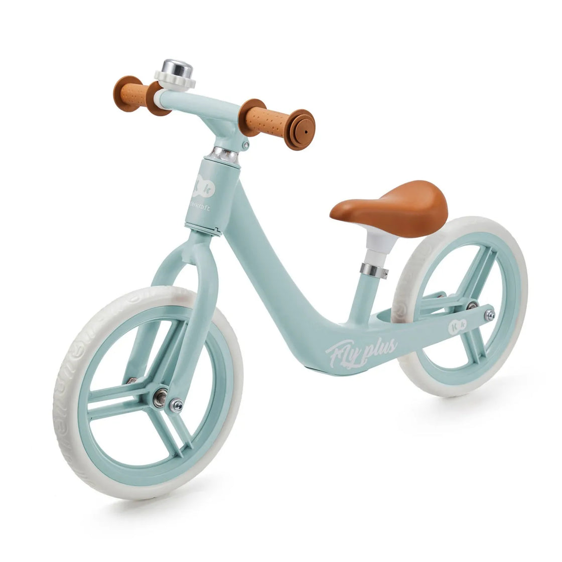 Bicicleta de echilibru kinderkraft fly plus, baby blue