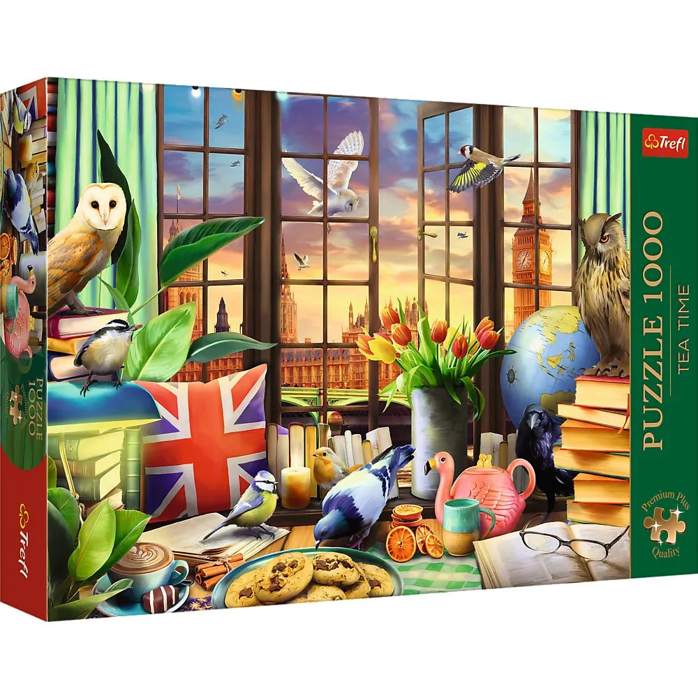 Puzzle trefl 1000 premium plus tea time toate lucrurile britanice