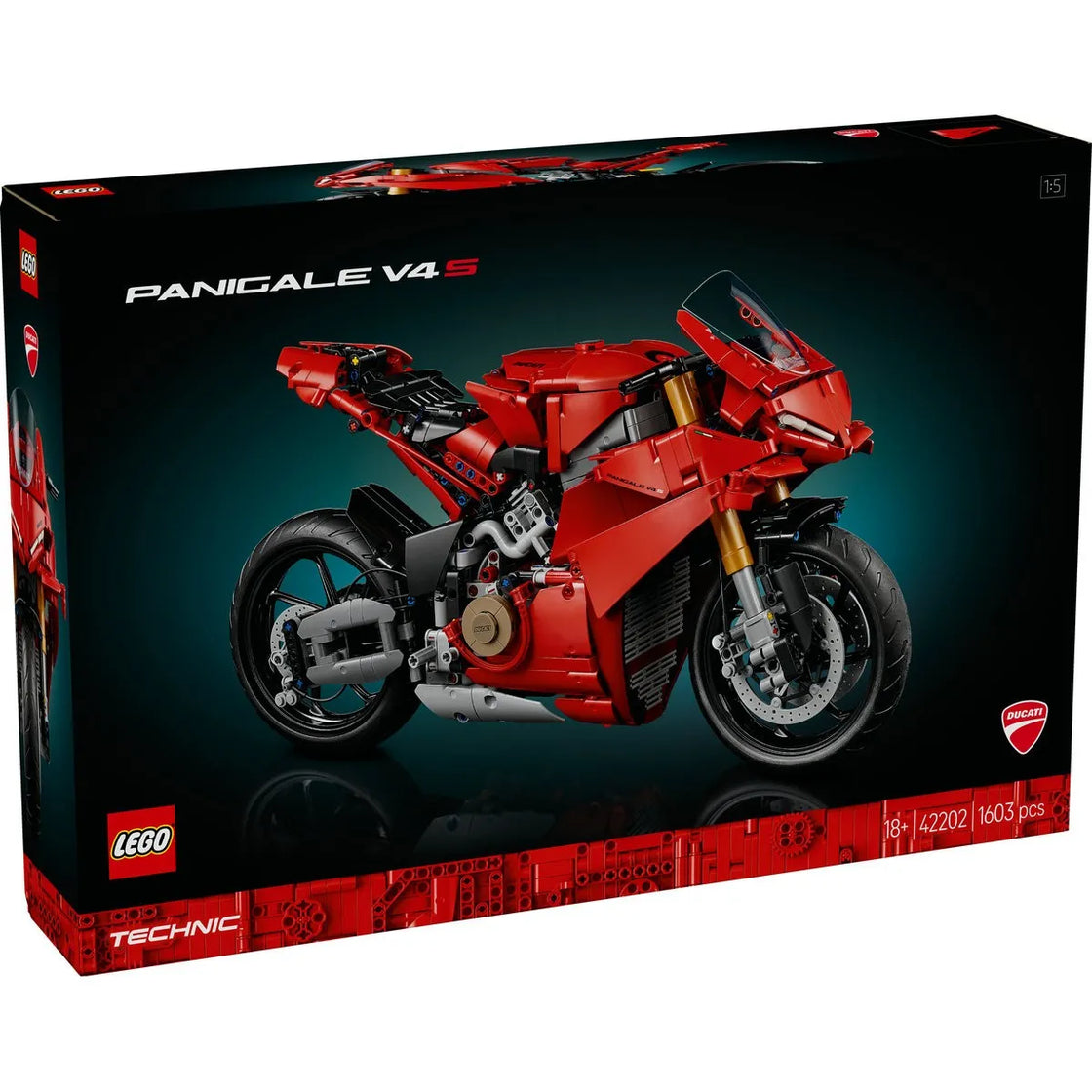 Lego technic motocicleta ducati panigale v4 s 42202
