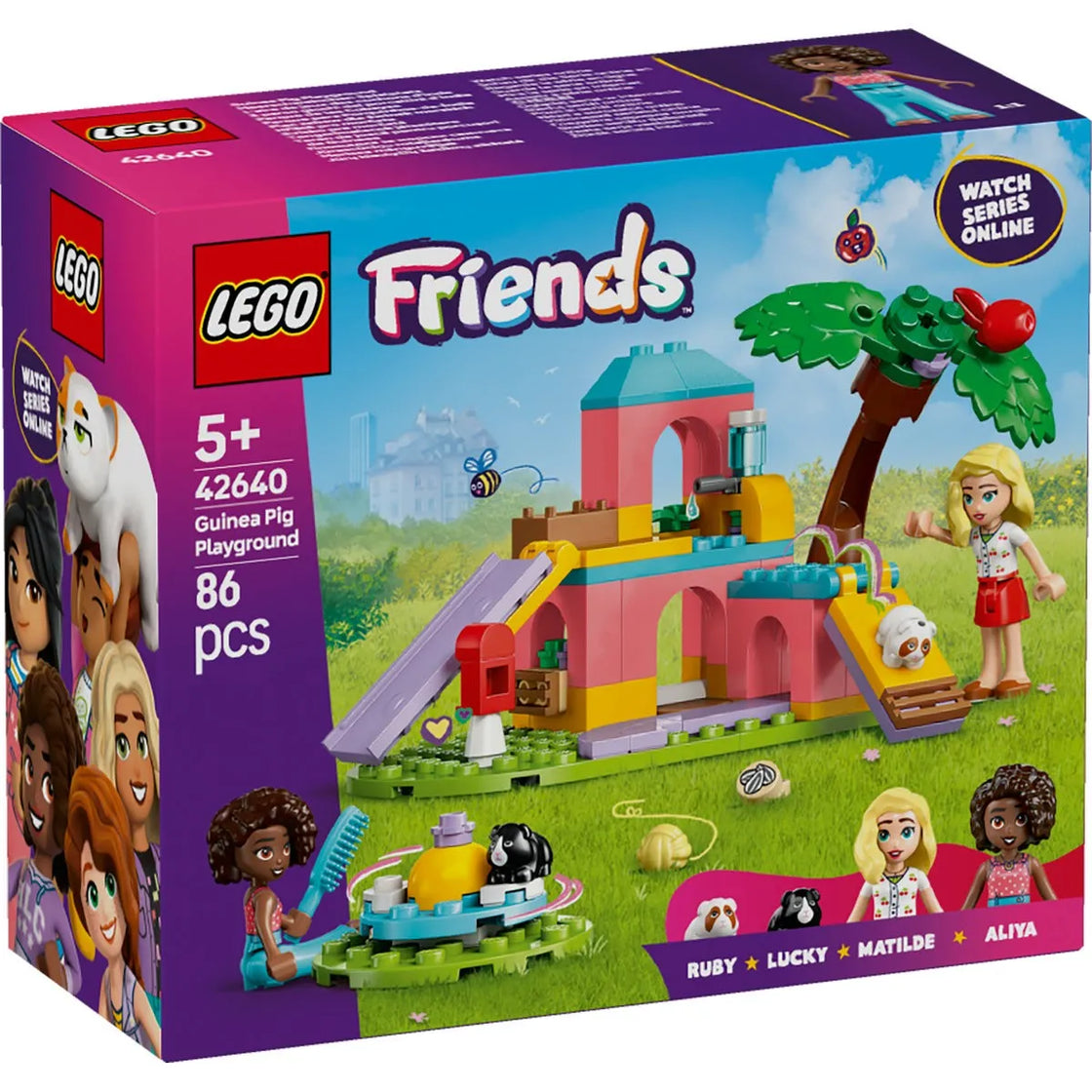Lego friends teren de joaca pentru porcusori de guineea 42640