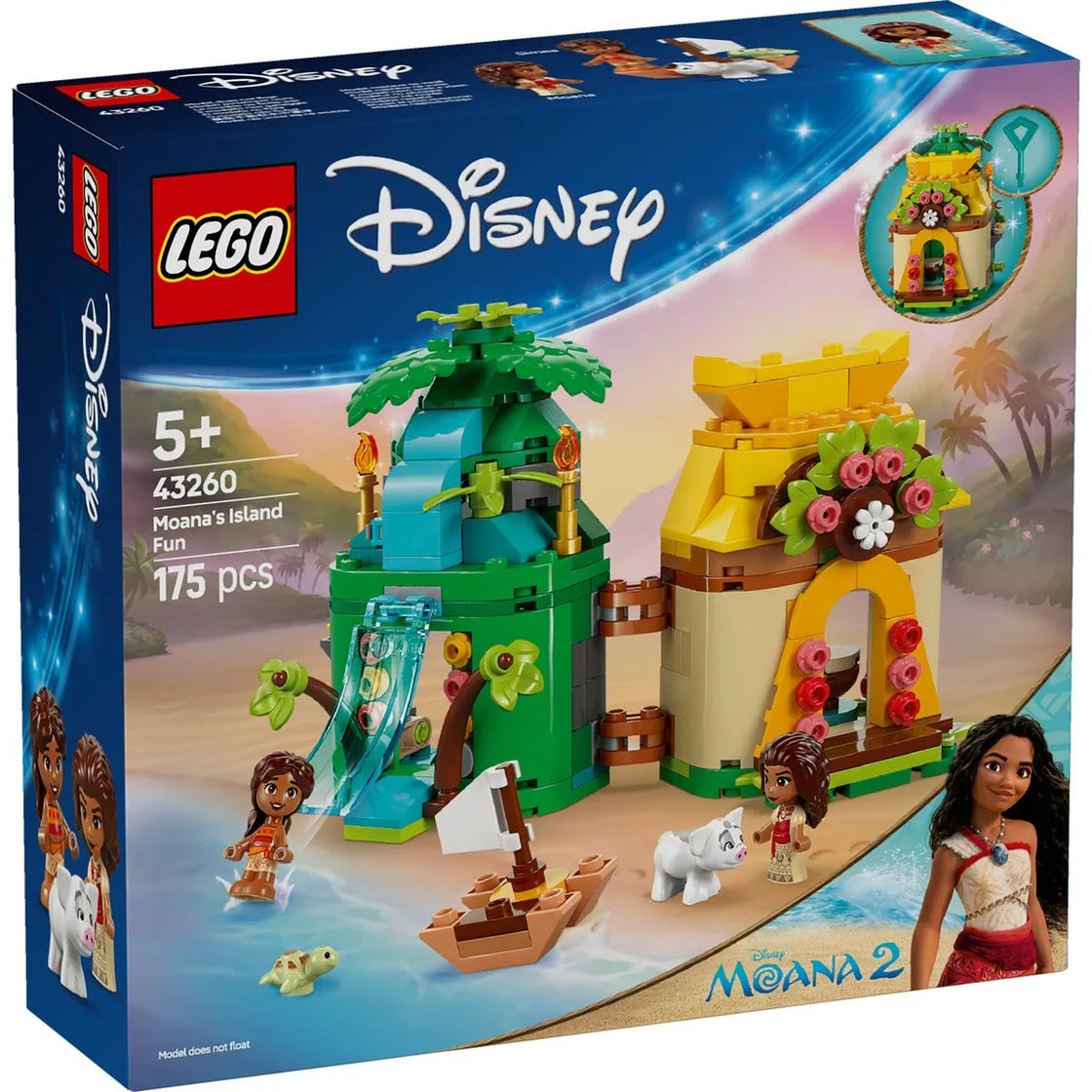 Lego disney distractie pe insula moanei 43260