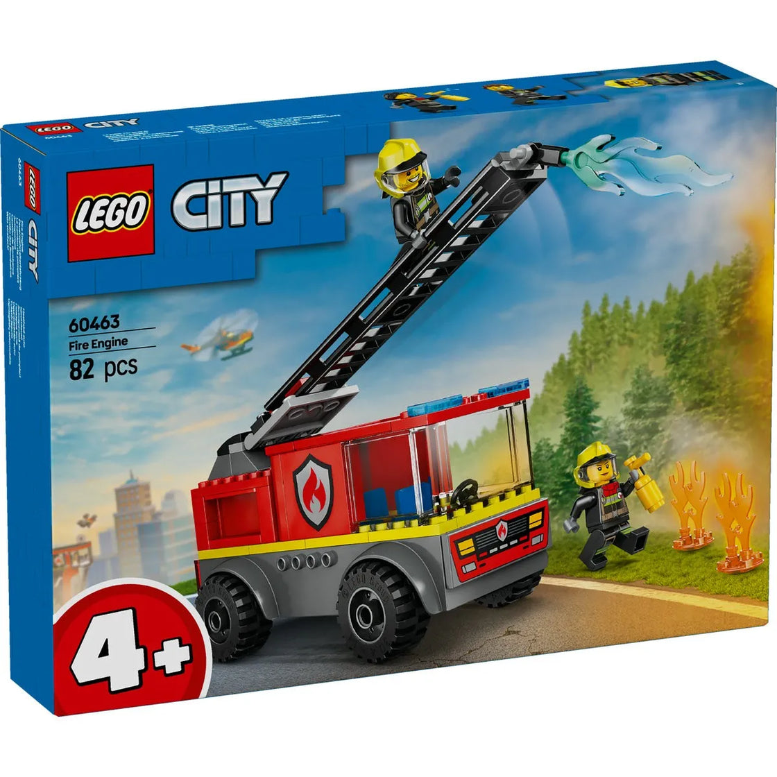 Lego city camion de pompieri cu scara 60463