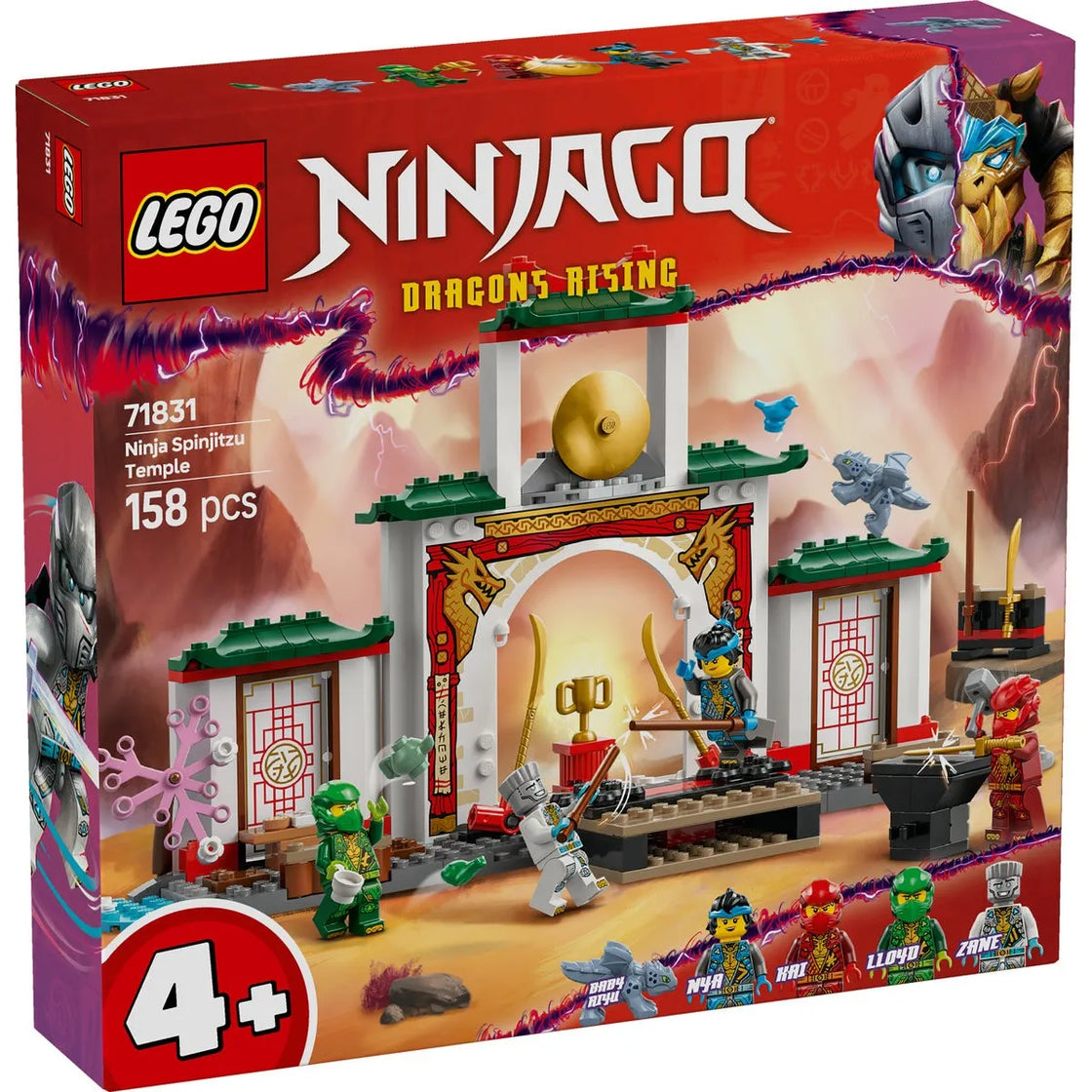 Lego ninjago templul spinjitzu al luptatorilor ninja 71831