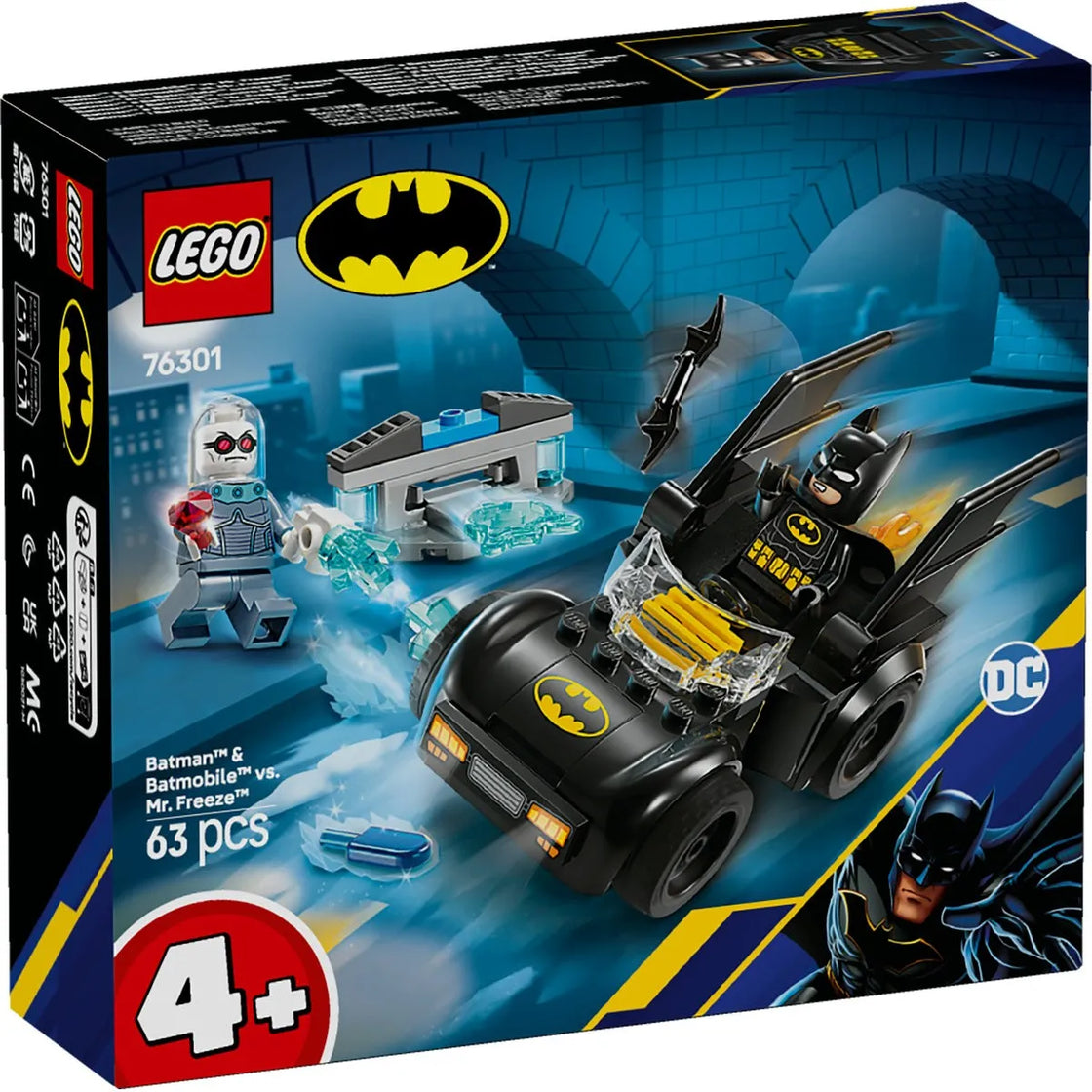 Lego super heroes batman si batmobile vs. mr. freeze 76301