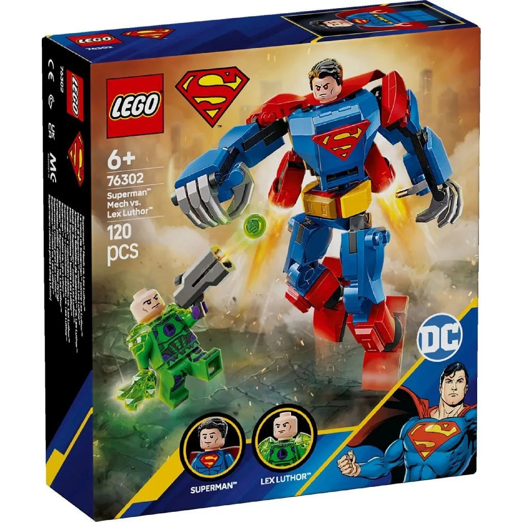 Lego super heroes robotul lui superman vs lex luthor 76302