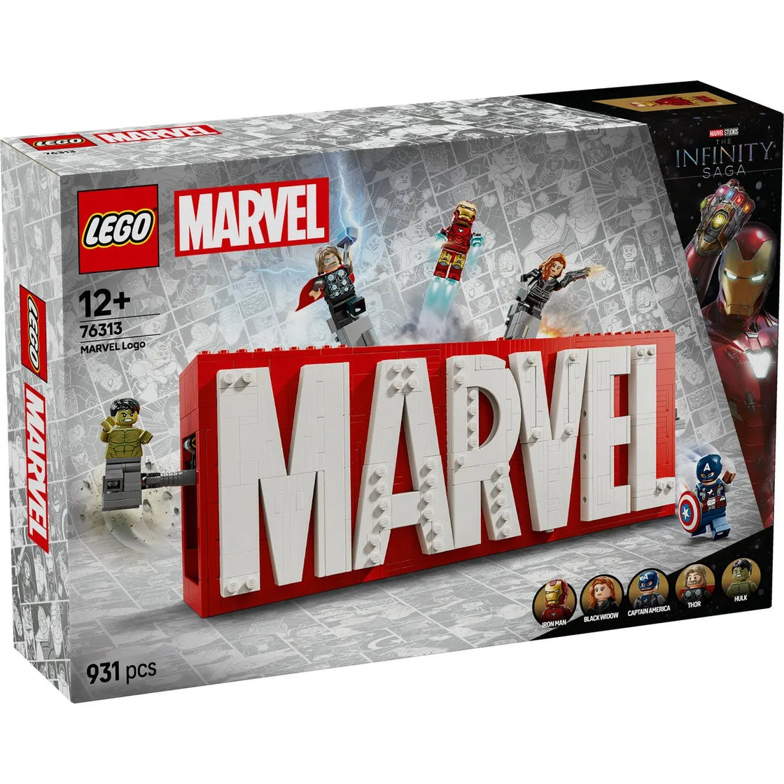 Lego super heroes sigla si minifigurine marvel 76313