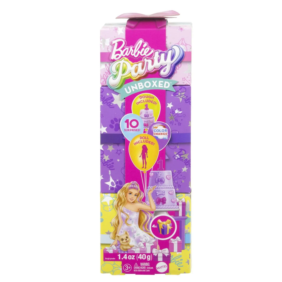 Barbie papusa party unboxed reveal blonda