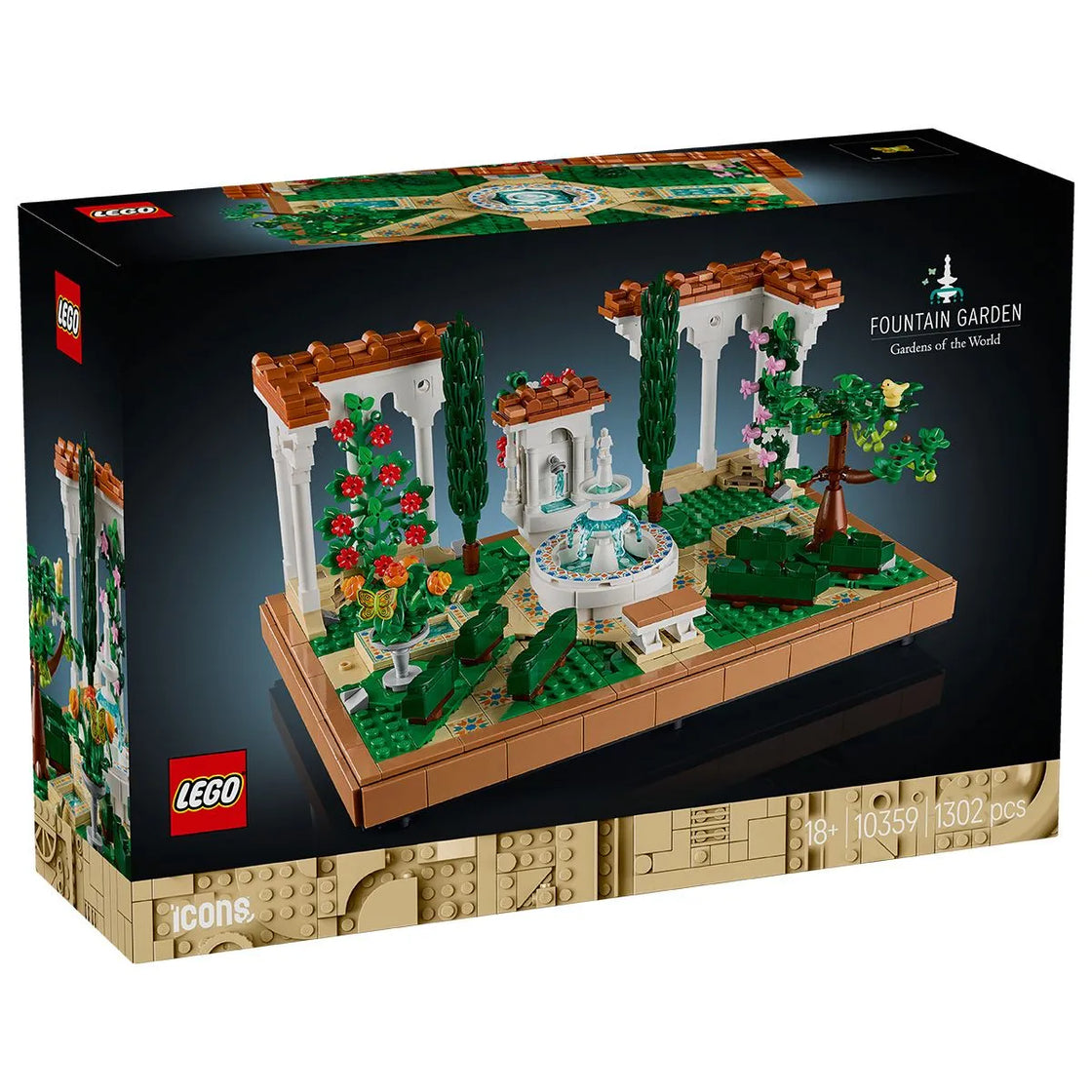 Lego icons gradina cu fantana 10359