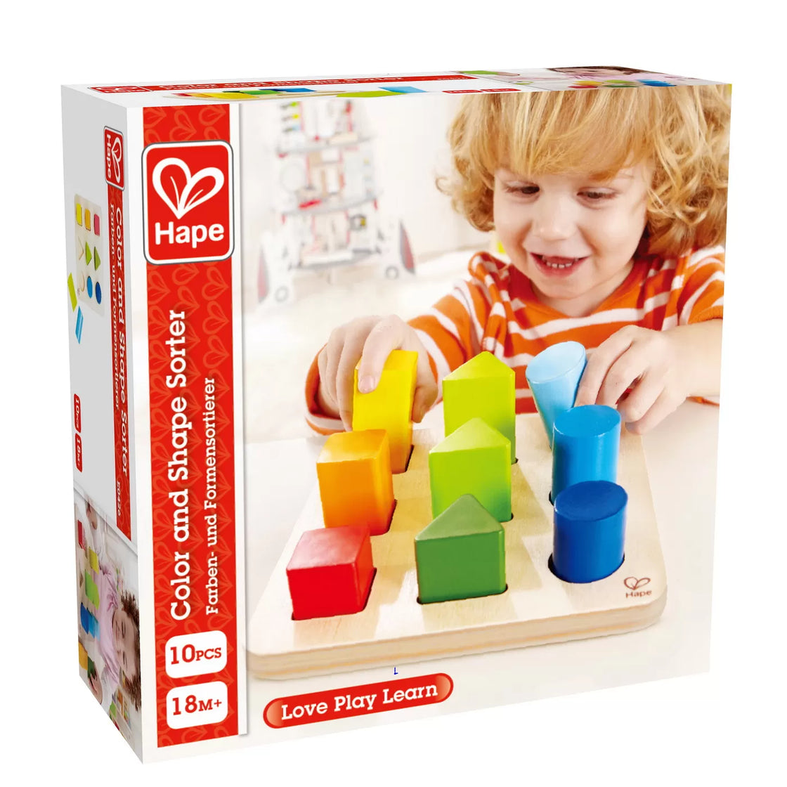 Hape sortator culoare si forma